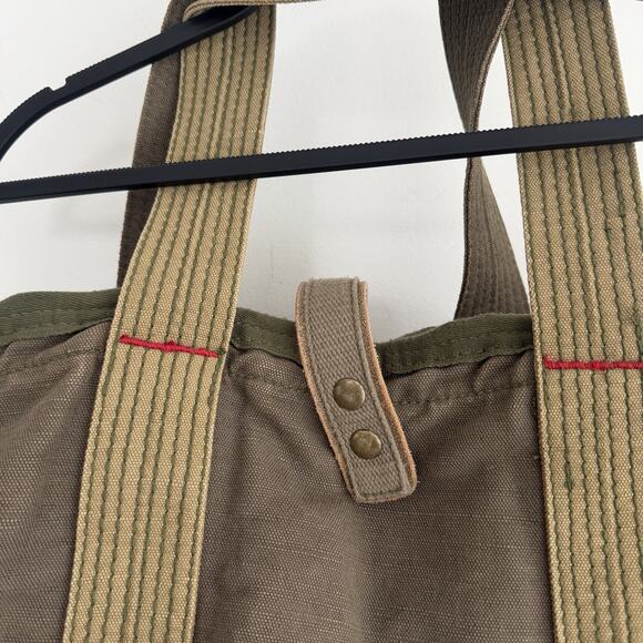 Vintage GAP Tote Bag Rugged Cotton Canvas Utility Workwear Gorp Military Y2K - Picture 6 of 12